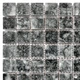 Тёмно-серая мозаика из мрамора полированная МКР-2П (23x23) - изображение 4