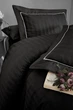 Постельное белье First Choice Deluxe Satin DARK 200х220 Novel Line Black - изображение 2