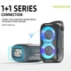 Портативна бездротова Bluetooth колонка Hopestar Party200 mini |BT5.3, 20W, TWS, USB, 6h, IPX6| Grey - зображення 4