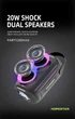 Портативна бездротова Bluetooth колонка Hopestar Party200 mini |BT5.3, 20W, TWS, USB, 6h, IPX6| Grey - зображення 7