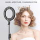 Тримач з кільцевим освітленням 14 " ZM336 |180cm Tripod Stand, Plug Powered, 3200-5600K| black - зображення 3