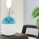 Увлажнитель воздуха и ночник Котик 2в1 Humidifiers с подсведкой, ультразвуковой Голубой - изображение 1