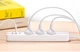 Подовжувач Xiaomi AIGO Power Strip Wi-Fi (3 розетки + 3 USB) 2 м White (AC0331ZN) - зображення 4