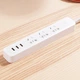 Подовжувач Xiaomi AIGO Power Strip Wi-Fi (3 розетки + 3 USB) 2 м White (AC0331ZN) - зображення 6