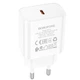 Зарядное устройство для BOROFONE BA71A 20 Вт PD QC USB-C 1 порт белый - изображение 3