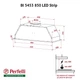 Витяжка Perfelli BI 5453 BL 850 LED Strip - зображення 8