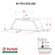 Витяжка вбудована Perfelli BI 7453 I 850 LED (850 м3/год, 3 швидк., кнопкове кер.) 230073 - изображение 9