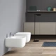 Біде підвісне Nic Design Ovvio 37,4х53х28,5 см, білий матовий (004434003) - изображение 2