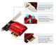 Трьохдіапазонний PCI-E Wi-Fi 6E 5374Mbps + BT5.3 (Intel AX210) адаптер 2.4G/5G/6Ghz з виносною антеною + Bluetooth 5.3 (PCE-AXE3000-PRO) - зображення 3