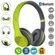Бездротові навушники Wireless P47 SD + Bluetooth 5.0+EDR MP3 плеєр Green - зображення 1