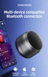 Колонка Bluetooth портативна бездротова Lenovo K30 thinkplus 5.0 1200mAh 5W Black - зображення 4