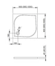 Душевой поддон Radaway Delos C 80x80 SDC0808-01 - изображение 5