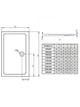 Душовий піддон Radaway Laros D 100 x 80 SLD81017-01 - зображення 3