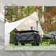 Багатофункціональний Складаний візок - сумка великої місткості Садова Туристична Господарська Кравчучка для покупок та пляжа на 4-х коліщатках до 100 кг - зображення 6