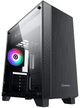 Корпус GameMax Nova N5 Black, без БЖ, Midi Tower, ATX / Micro ATX / Mini ITX, 1хUSB 3.0, 1хUSB 2.0, 1x120 мм LED, 430x200x437 мм, 0.5 мм, 4.0 кг - изображение 1