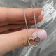 Серебряное колье ps436n ширина 1 мм - изображение 2