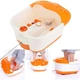 Массажер ванночка для ног 3 режима работы 300 Вт Multifunction Footbath Massager RF-368A-1 Белый/Оранжевый - изображение 4