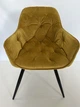 Кресло обеденное Intarsio Magic Velvet карри - изображение 8