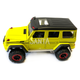 Машинка металлическая детская Mercedes G500 мерседес, желтый, Автоэксперт, 1:24, свет, инерция, открываются двери, багажник, капот, 20*10*11см (GT-09002) - изображение 3
