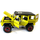 Машинка металлическая детская Mercedes G500 мерседес, желтый, Автоэксперт, 1:24, свет, инерция, открываются двери, багажник, капот, 20*10*11см (GT-09002) - изображение 7