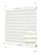 Жалюзі-плісе Wenster тканинні Cosimo One VSM1 Kamari Pearl 220 40х200 см Білий (27141354019580) - зображення 1