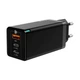 Сетевое зарядное устройство Baseus Quick GaN Travel QC4.0+PD3.0 65W USB+2Type-C 5A Черный - изображение 3