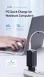 Сетевое зарядное устройство Baseus Quick GaN Travel QC4.0+PD3.0 65W USB+2Type-C 5A Черный - изображение 15