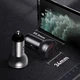 Автомобильное зарядное устройство с быстрой зарядкой BASEUS Digital Display Dual USB 2USB, 4.8A, 24W Silver - изображение 8