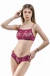 Комплект женский кружевной топ и трусики-хипстеры Felisiya Lingerie Фуксия 2002+253-105 S - изображение 3