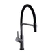 Кухонный смеситель Globus Lux DENVER Flex GDF-32-11-01 черная сталь pvd с гибким изливом - изображение 1