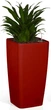Умный вазон Plastkon Flower Lover Quadrato 22 x 22 x 41 см Красный (8595096920872) - изображение 2