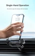 Тримач для мобільного автотримач Baseus Stable Gravitational Car Mount Lite (Air Outlet Version) чорний (SUWX010001) - зображення 6