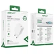 Адаптер мережевий ACEFAST GaN A21 |1Type-C, 30W/3A, PD/QC| White - зображення 1