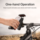Держатель JOYROOM Phone Holder For Bicycle and Motorcycle JR-ZS264 |360°, 4.7-6.8"| черный - изображение 2