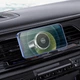 Держатель BOROFONE Cool move air outlet magnetic Car holder extended version BH47 черно-серебряный - изображение 3