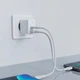 Адаптер мережевий ACEFAST A5 |1USB/1Type-C, 32W/2.4A, PD/QC| White - зображення 3