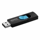 USB флеш-накопитель, флешка A-DATA AUV 220 USB2.0 64GB Black/Blue (AUV220-64G-RBKBL) - изображение 2