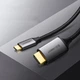 Кабель USB-C to HDMI Male to Male UGREEN MM142 Cable Aluminum Shell 1.5m 50570 Gray Black - изображение 3