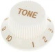 Ручка для потенциометра тона Paxphil KPT15 Strat Tone Knob (White) - изображение 1