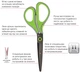 Ножницы офисные Axent Titanium Lite 19 см Серо-салатовые (6406-09-a) - изображение 2