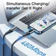 Кабель Essager LED Digital Display USB Type C x Lightnining PD 20 Вт 1 м Чорний (EXCTL-YD01) - зображення 6