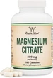 Витамины Double Wood Supplements Magnesium Citrate 180 капсул - изображение 4