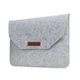 Сумка для MacBook Felt Sleeve для ноутбука с диагональю 15'/16'' серый Без Бренда (753323) - изображение 4