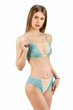 Комплект женский кружевной топ и трусики-бразилиана Felisiya Lingerie Желтый 2009+209-007с1741 S - изображение 1