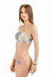 Комплект женский кружевной топ и стринги Felisiya Lingerie Небесный 2009+222-907с007 M - изображение 2