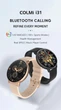 Женские смарт часы Colmi I31 Gold с возможностью совершать звонки, AMOLED экраном - изображение 5