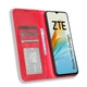 Чехол Deexe Retro Style для ZTE Blade V40 Design - Red - изображение 2