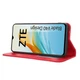 Чехол Deexe Retro Style для ZTE Blade V40 Design - Red - изображение 3