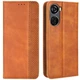 Чохол-книжка Deexe Retro Style для ZTE Blade V40 Design - Brown - зображення 1