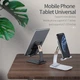 Держатель для телефона Essager Knight Foldable Desk Mobile Phone Holder Stand White (EZJZM-QS02) - изображение 3